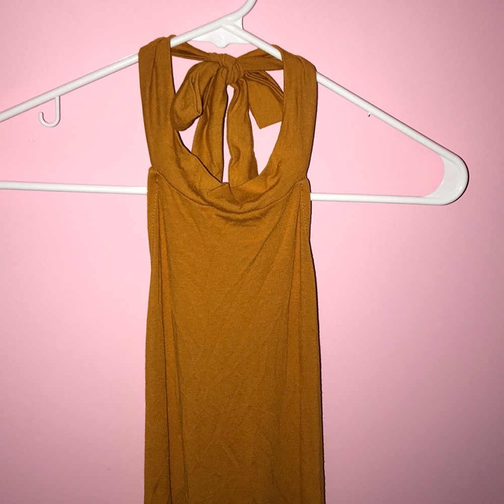 Never worn! Halter fitted dress